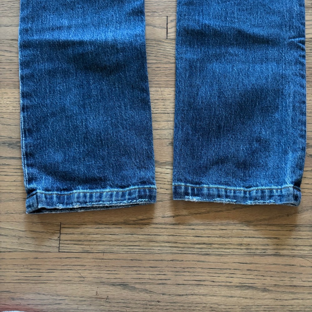 FRAME Le Sylvie Slender Straight Heritage Jeans Womens 30 Blue High Rise Denim - Picture 8 of 8